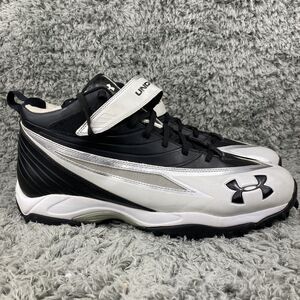 Under Armour Football Cleats Athletic Heatgear 1219757-011 Men's 16